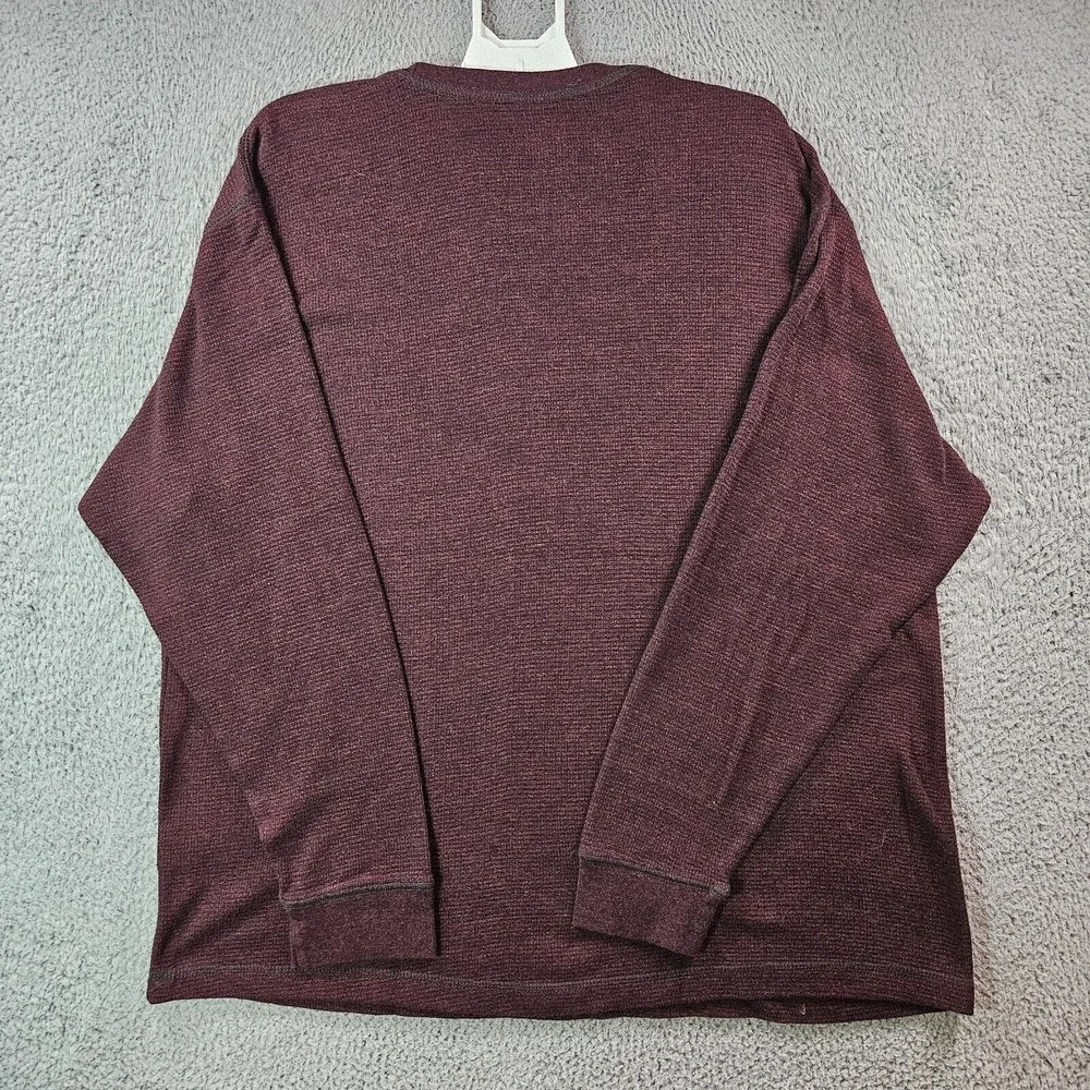 Red Head Sweater Men‎ 2XL Long Sleeve Knit Marroon Black